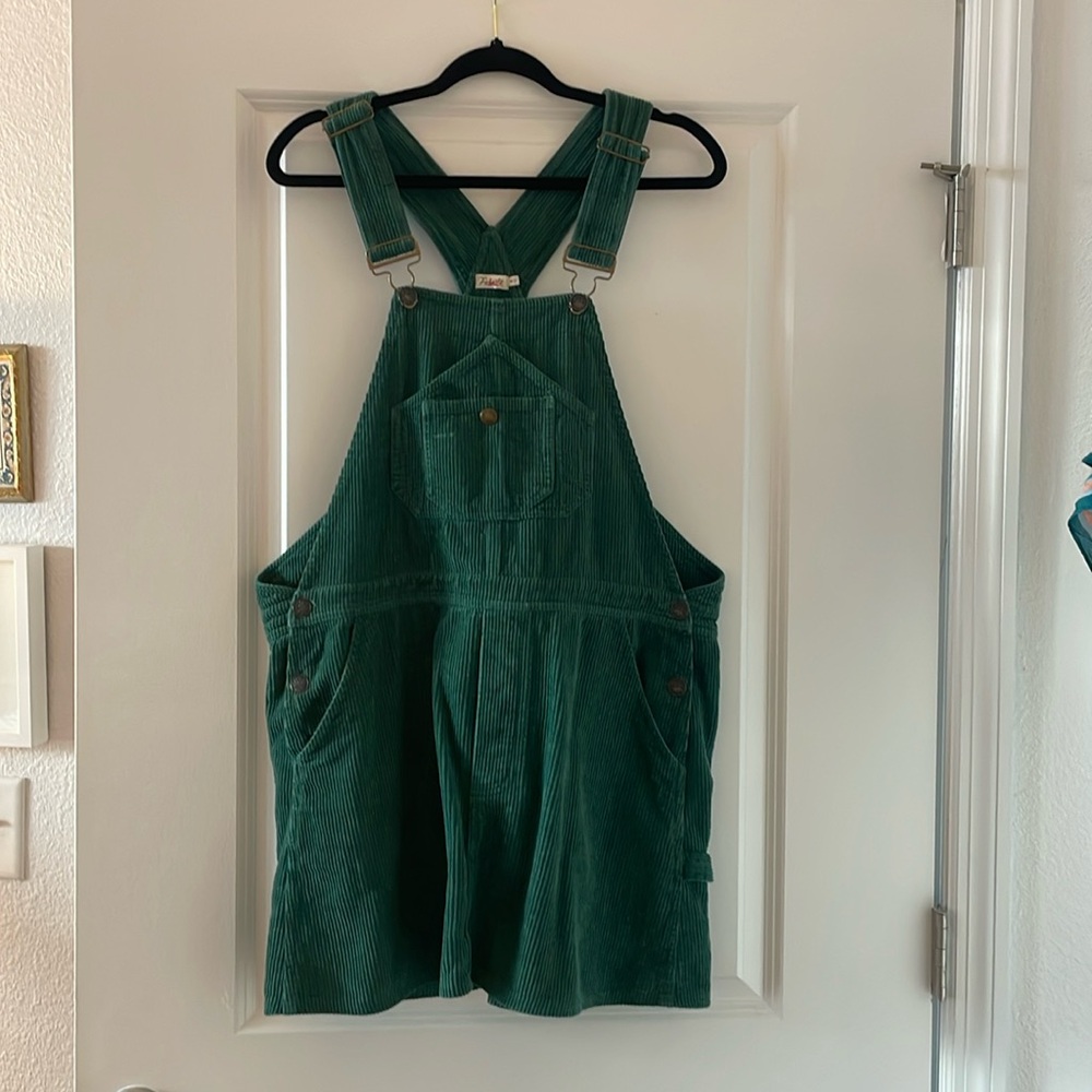 Faherty corduroy overall dress